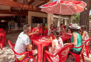 Berceau Camping : Terrasse Bar